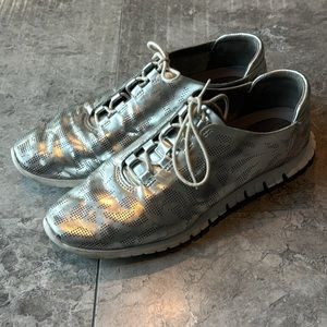 Cole Haan Women’s Zerogrand Silver Sneakers Size 9